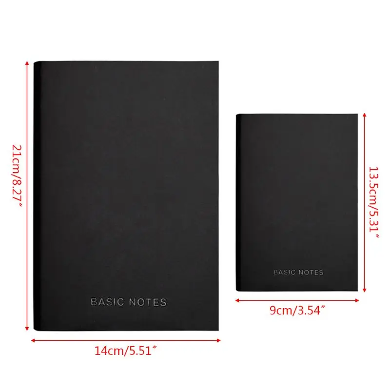 Креативный черный блокнот обложка из искусственной кожи Бизнес-блокнот стиль дневник планировщик пустые/линейные страницы школьные офисные принадлежности C26