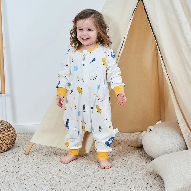 Pyjama Stitch à manches longues anti-coup de pied pour bébé, sacs de  couchage, jambes fendues, sacs de couchage pour enfants - AliExpress