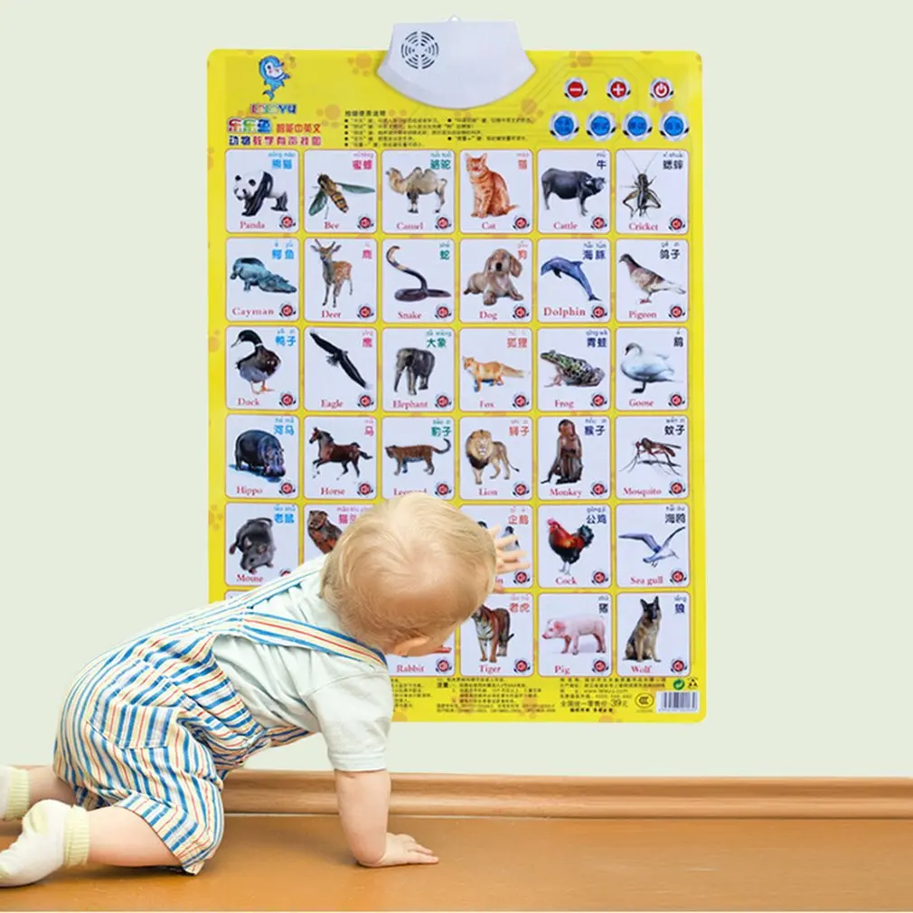 Sound Wall Chart Electronic Alphabet English Learning Machine Multifunction Preschool Toy Audio Digital Educational Toy Children Sound Wall Chart Electronic Alphabet English Learning Machine Multifunction Preschool Toy Audio Digital Educational Toy Children