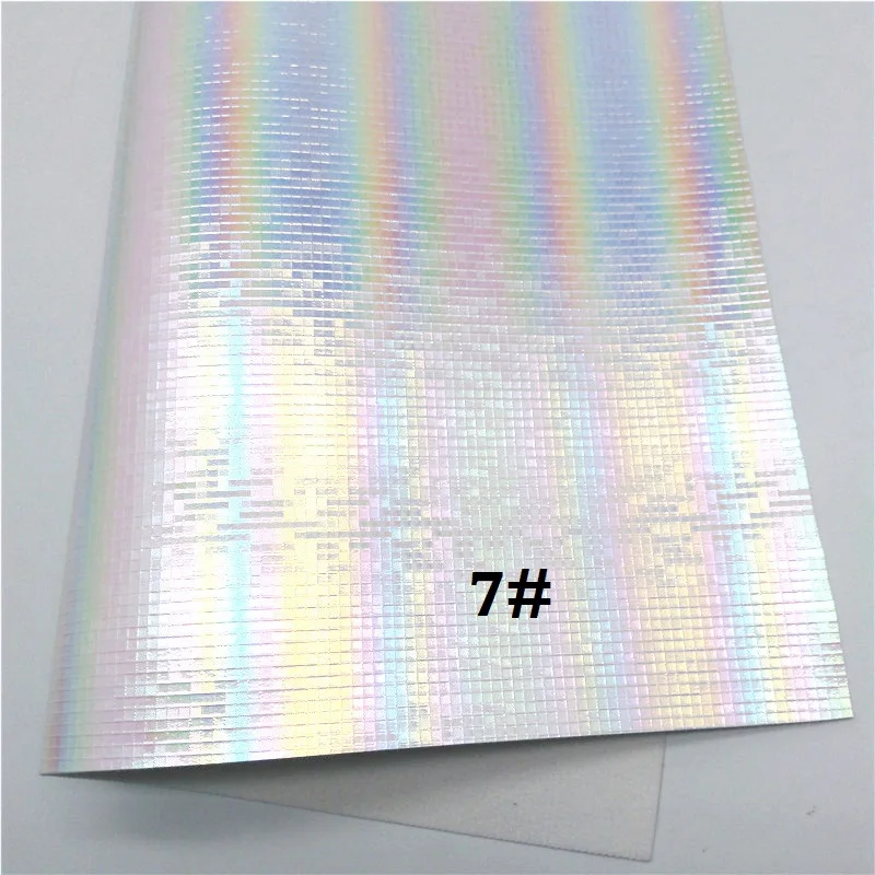 Glitterwishcome 21X29 см A4 Размеры виниловые обои для банты радужной расцветки из искусственной кожи, Искусственная кожа листы для банты, GM705A - Цвет: 7
