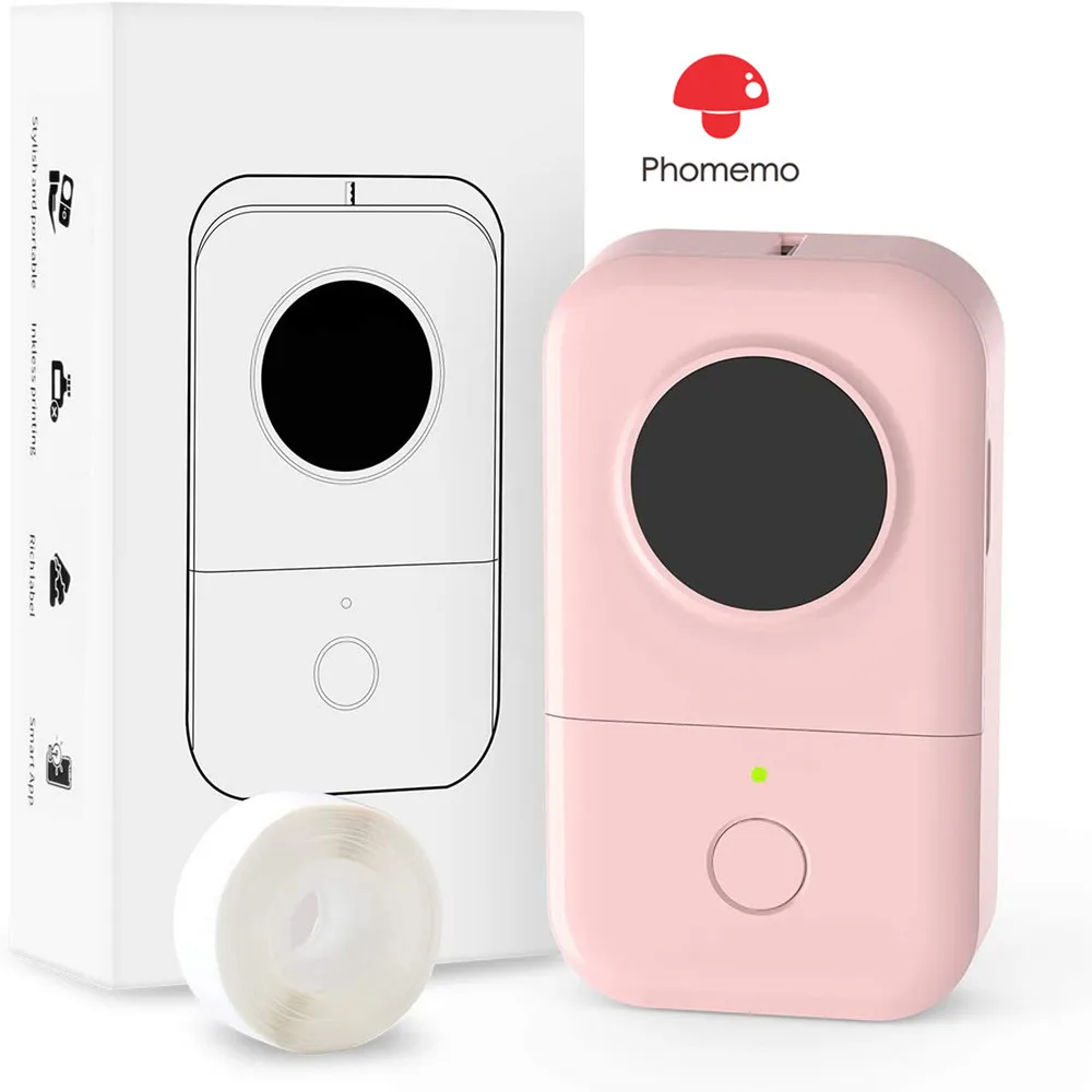 

Phomemo D30 Inkless Label Makers Thermal Mini Printer Adhesive Paper Wireless Ticket Sticker Machine Mini Impresora Machine