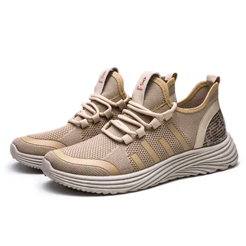 

Spring 2020 new men sneakers comfortable fitness single shoes running non-slip flying woven shoes New Balance Shoes