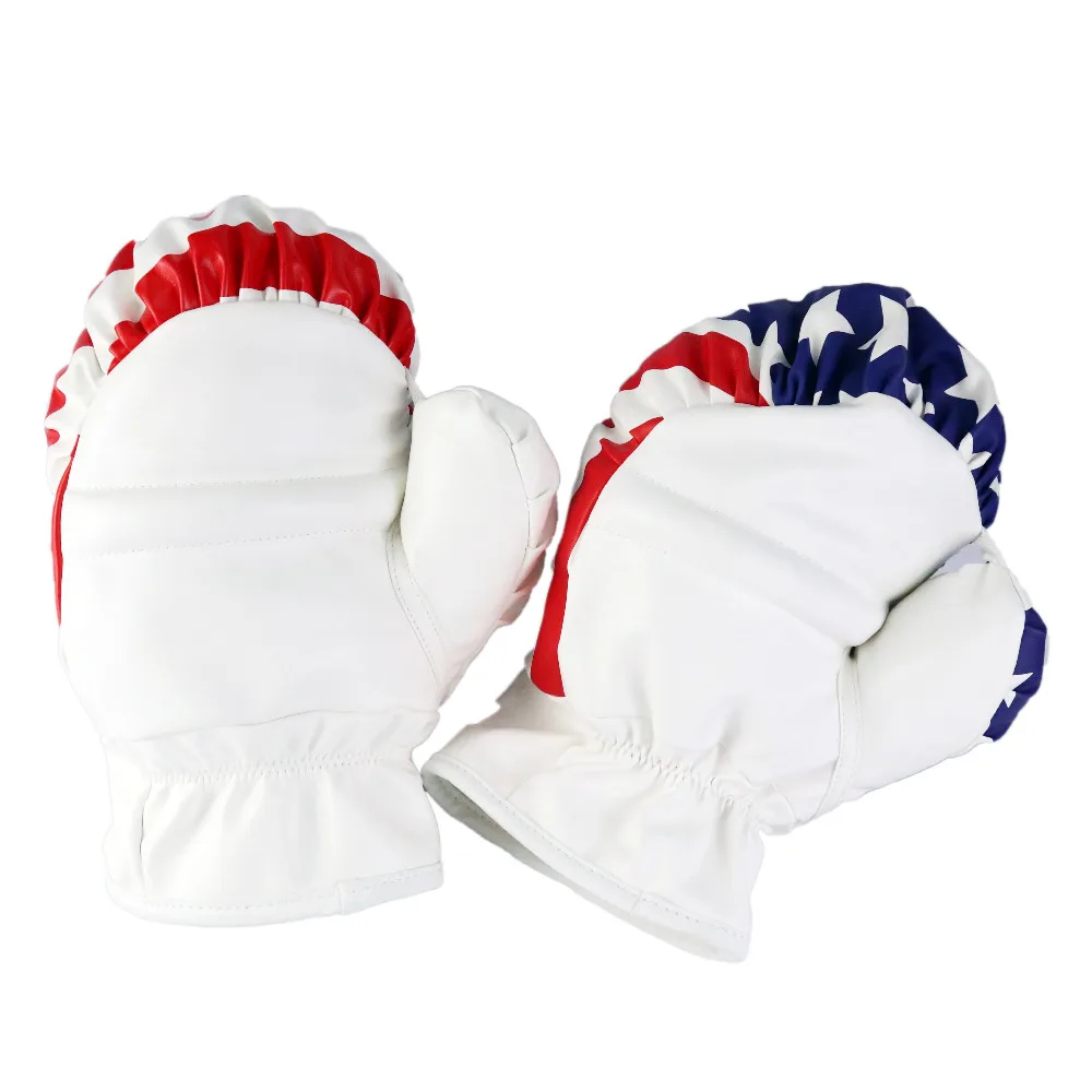 NRC Golf Headcovers for Driver Fairway Woods Boxing Glove USA PU Leather Golf Club#1#3#5 Wood Headcovers