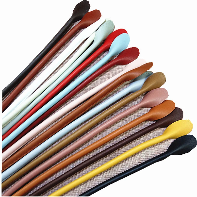 

Round Ears Solid Color Women Shoulder Bag Strap 2Pcs 32cm Bag Strap Handle Rope Bags for DIY Handbag Accessories Bag Belt New
