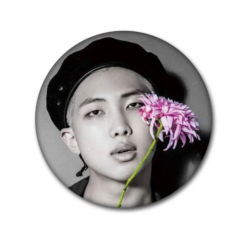 KPOP Bangtan Boy Enamel Pin Lapel Pins For Backpack Metal Badge Brooch Kpop Accessories Clothes for Fans - Цвет: 2
