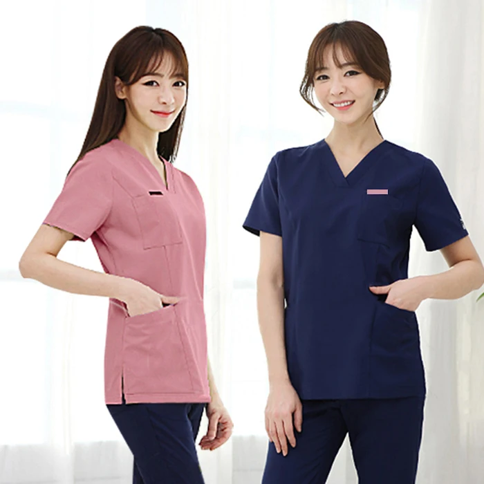 Nurse uniform two-piece set 2019 new maternity center work uniform split suit can be customized long-sleeved nurse uniform