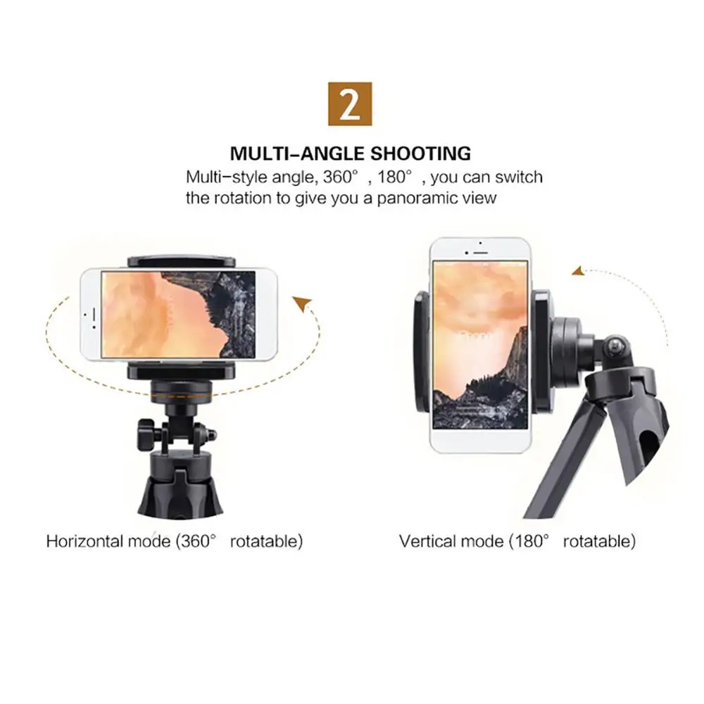 Mini Selfie Stick Phone Tripod Portable Self-Stick Holder Mobile Phone Camera Stand Holders Outdoor Tools