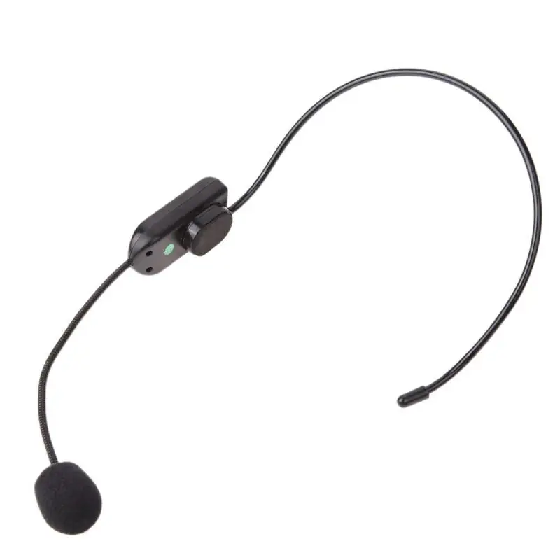 High Quality Portable FM Wireless Microphone Headset Megaphone Radio Mic for Loudspeaker Teaching Microphone Head Wear Mic