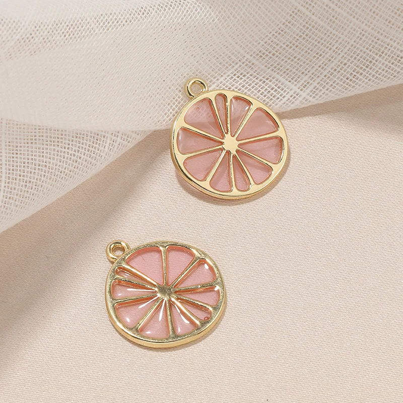 Cute Fruit Lemon Earring Settings DIY Accessories Jewelry Gift Party Beach Decor Handmade For Women Girl Lady