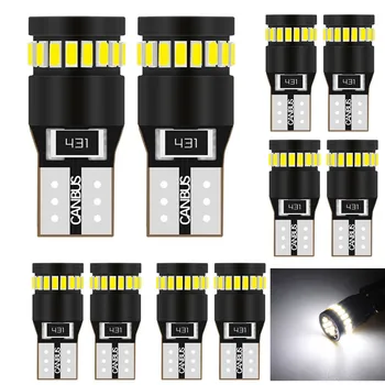 

T10 w5w LED Canbus Car Interior Light LED T10 w5w Canbus W5W T10 LED Bulbs 194 168 Dome Lights Parking Light Auto Signal Lamp