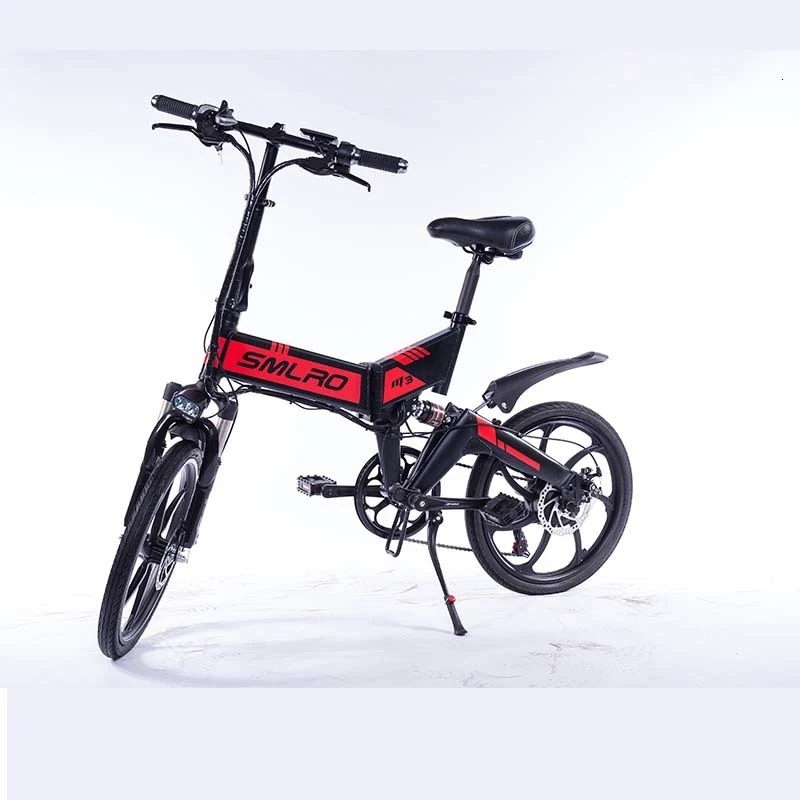 

SMLROTHE September 20 inch mountain E Bike Aluminum alloy Folding Suspension Frame 48v 350w