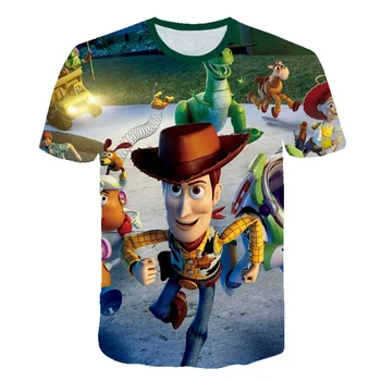 

New Cartoon Toy Story movie 3D printed Boys T-shirts Summer Girls T-shirts Fashion Children Clothes Casual Kids Tops Tee For Kid