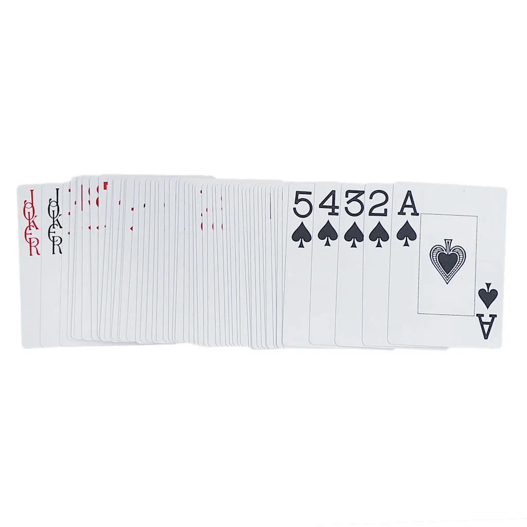 Professional Poker Playing Cards, Waterproof Deck Poker Card with Plastic Box, Perfect for Party and Game