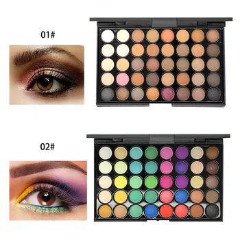 

40 Colors Eye Shadow Matte Pearl Smokey Eye Make-up Palette Smoked Multicolored Chocolate Eyeshadow Palette Wholesale Beauty