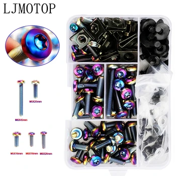 

The New CNC Motorcycle Fairing Screws Fastener Clips Body Spring Bolts Kit For Suzuki VZ800 Bandit 650S DL1000 GSF1200 BANDIT