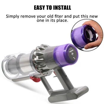 

Washable Big Filter Unit For Dyson Dyson V10 Cyclone 1 Series Filters And 1 Cleaning Brush Vacuum Cleaner Motor HEPA Filters