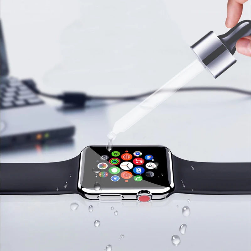 Для Apple Watch серии 4 3 2 Чехол Крышка полосы чехол размеров 44, 40, 42 мм, 38 мм, версия Экран протектор 40 мм 44 для смотрю 4 3 2 1
