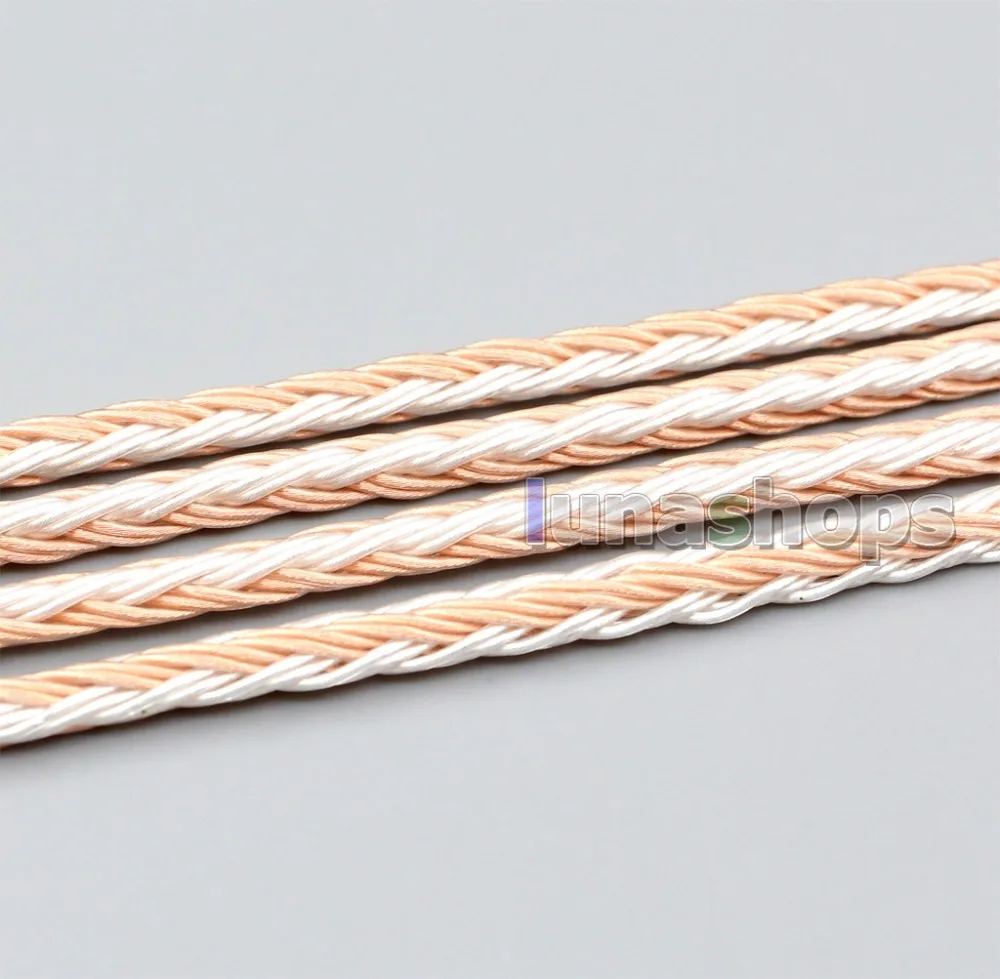 LN006720 16 Core Silver Plated OCC Mixed Earphone Cable For Sennheiser Momentum 1 0 2 0 On Ear Headphones