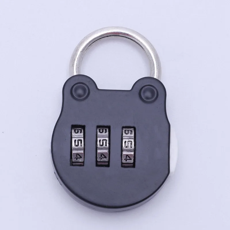 Combination triangle Travel Suitcase Luggage Padlock Digit Push Password Lock Zinc Alloy Security Coded Cupbo | Обустройство дома