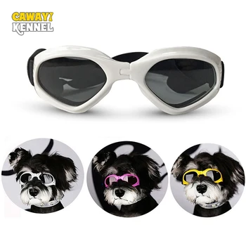 

CAWAYI KENNEL Foldable Pet Dog Glasses Dog Pet Glasses Pet Eyewear Waterproof Dogs Protection Goggles UV Sunglasses D1964