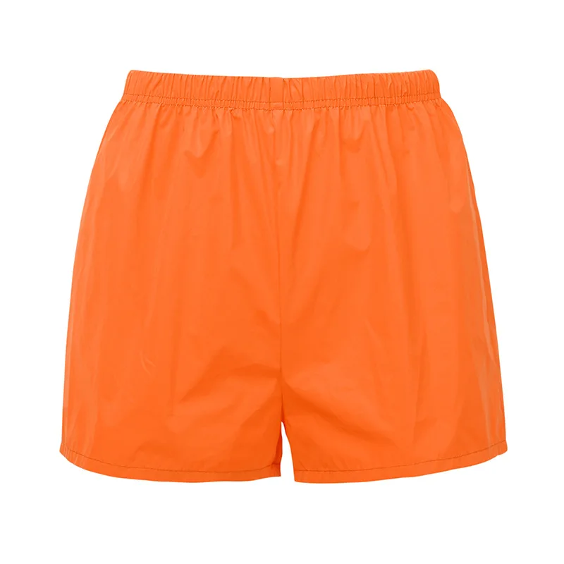 

Europe America Hot Style Sexy Solid Light Orange Yellow Rose Red Shorts 2019 High Street Fashion Trousers