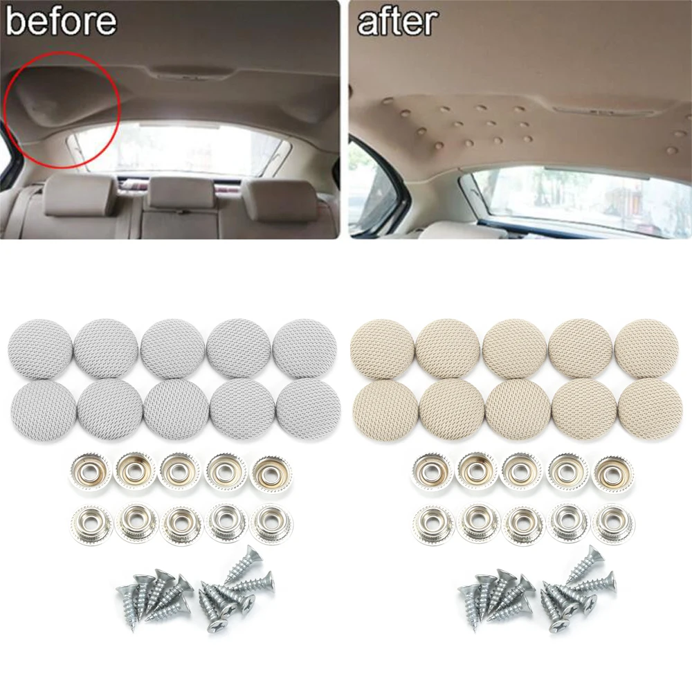 Car Interior Roof Headliner Repair Kit Fasteners For Fiat 500 Grande Punto Abarth Stilo Palio Bravo Doblo Car Stickers Aliexpress