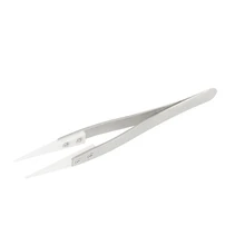 1 шт. антикислотный керамический Пинцет из нержавеющей стали с тонким острым наконечником с термостойкостью 130x10 мм