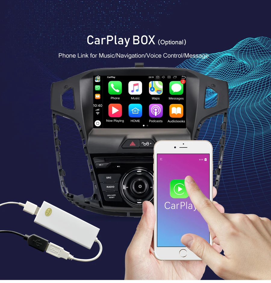 Sale Android 9.0 Car Radio DVD Player For Ford Focus 2011 2012 2013 2014 Audio GPS Multimedia Navigation WIFI Bluetooth Video Stereo 6