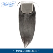 Бразильские прозрачные кружевные накладки 5x5, новинка, прямые натуральные человеческие волосы со звездами, часть, с кружевом для маленьких волос