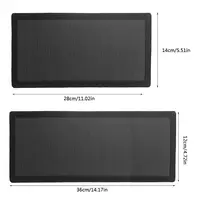 14x28mm/12x36mm PC Chassis Cooling Dust Filter Magnetic PVC Net Guard Fan Cover Dustproof Computer Mesh Accessories