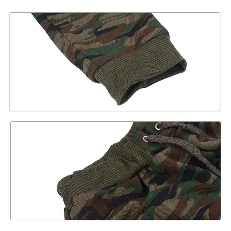 Mens Winter Pants Warm Drawstring Closure Slim Fit Camo Jogger Gym Athletic Sweatpants Casual Camouflage Fitness Trousers men