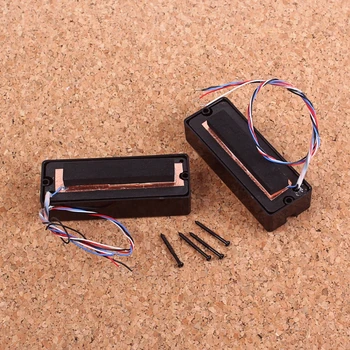 

4-string Soapbar Humbucker Guitar Bass Pickup Set Accessories XXUF