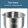 SUPOR Electric Pressure Cooker 5L Rice Cooker 70KPA High Pressure Quick Cooking Multifunction Pot Can Be Used As Air fryer 6
