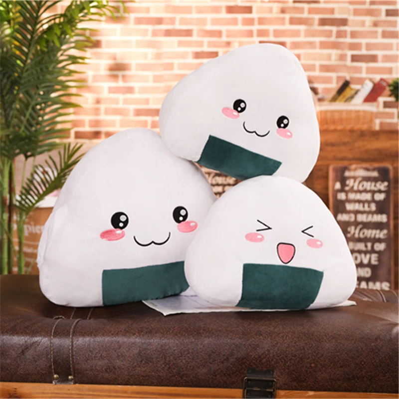Sushi Plush Toy Sushi Soft Toy Dumpling Doll Rice Ball Cushion