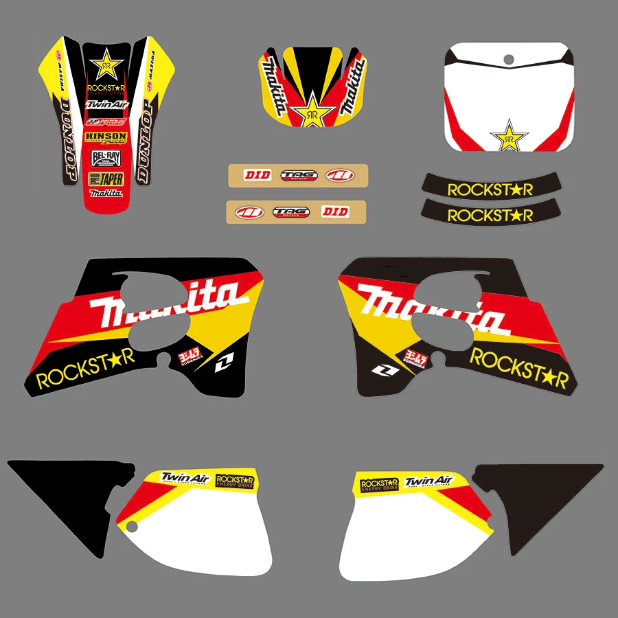 

Decal for Suzuki RM125 RM250 1993 1994 1995 Team Background Motorcycle Sticker RM 125 250