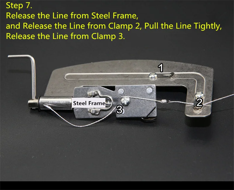 NEW Semi Automatic Fishing Hook Tier Double-headed Needle Fishing Line Knotter Fishhook Tie Device Fishing Tools (18)