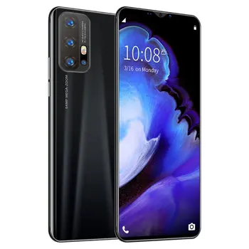 

Z6 Pro Smartphone 5.8 Inch Screen Smartphone 512M+4G Android Smartphone 3D Glass Plated Back Cover Black