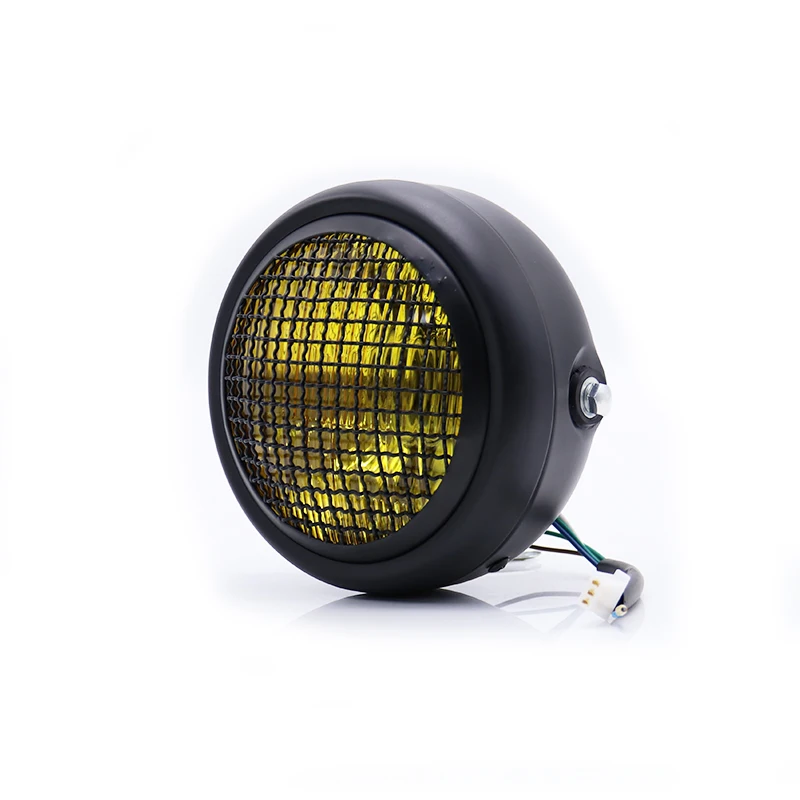 5,75 ''передняя фара для мотоцикла 12 В H4 для Harley Honda Yamaha Suzuki Kawasaki Bobber Кафе Racer Touring