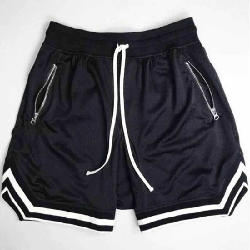 Шорты мужские однотонные для спорта на открытом воздухе бега фитнеса из