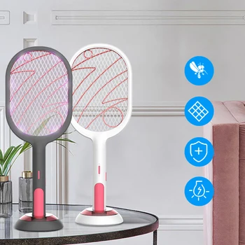 

Home Electric Fly Mosquito Swatter Mosquito Killer Bug Zapper Racket Insects Killer Cordless Battery Power Mosquito Trap Swatter