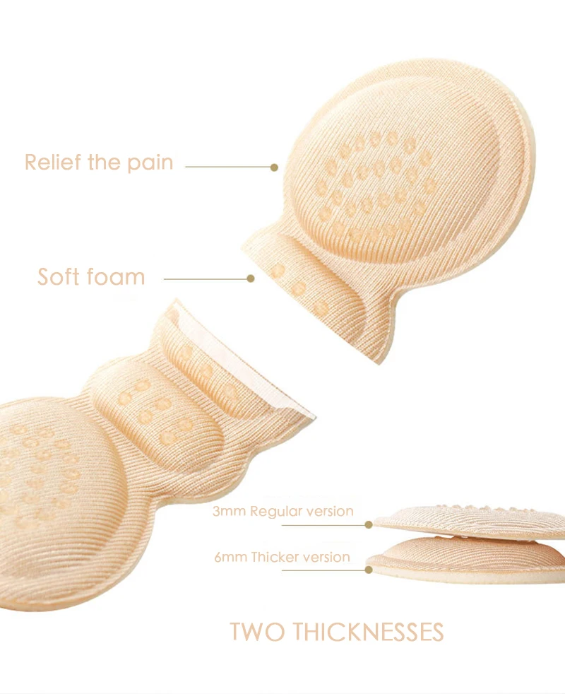 Women Insoles for Shoes High Heel Pad Adjust Size Adhesive Heels Pads Liner Grips Protector Sticker Pain Relief Foot Care Insert
