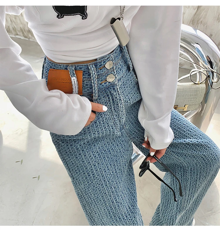 nike capri leggings UMI MAO Retro High Waist Pants Female 2022 New Hyuna Style Drape Mopping Jeans Y2k Denim Trousers Women Harajuku Korean Fashion gloria vanderbilt capris