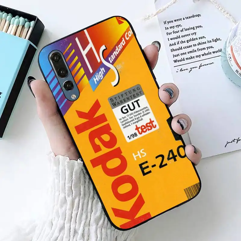 FHNBLJ Japanese brand film Fashion Soft Kodak black Phone Case Hull for huawei P8 P9 p10 p20 P30 P40 pro lite psmart 2019