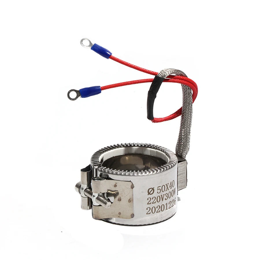 Calefator Cerâmico da Faixa da Altura do Diâmetro 30 50 50 de 50 mm 110v 220v 380v 200w 250w 280w 320w 350w Elemento de Aquecimento