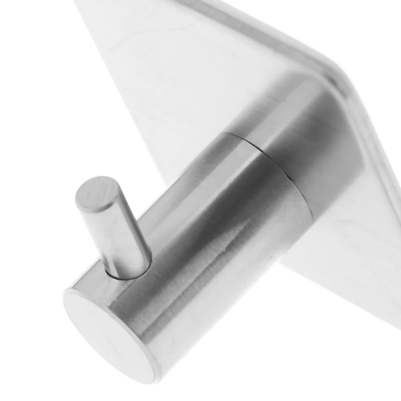 4pcs Rustproof Sticky Damage Free Hooks Door Bathroom Kitchen Bar Wall Decor Hanger for Hanging Clothing Key Bag and Towel
