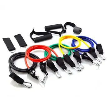 

11pcs Resistance Bands Set Expander Yoga Exercise Fitness Rubber Tubes Band Stretch Training Home Gyms Workout Elastic Pull Rope
