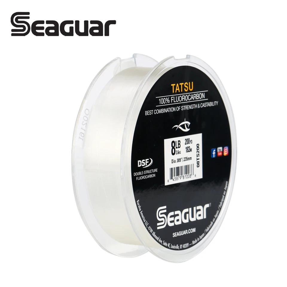 Seaguar TATSU Lenza In Fluorocarbonio 100% – 200m – Doppia Struttura – Morbida E Resistente - 5