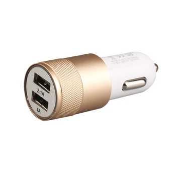 

New 5V 2.1A Double USB car charger for Lenovo for ZTE for Nubia Blade S6 for iphone 6s Dropping Shipping