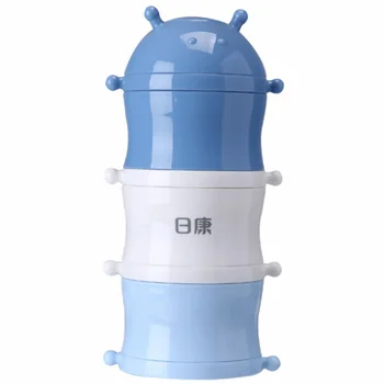 

1Pc 3 Layers Milk Powder Box Milk Container Food Storage Case (Random Color)