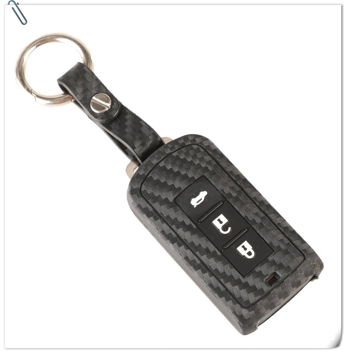 Keyforkess set portachiavi per auto fob per MITSUBISHI Outlander Lancer EX ASX Colt Grandis Pajero Sport copertura a distanza in fibra di Silicone 7 Keyforkess set portachiavi per auto fob per MITSUBISHI Outlander Lancer EX ASX Colt Grandis Pajero Sport copertura a distanza in fibra di Silicone - Hda116da0c27446e992e11c825899be29M